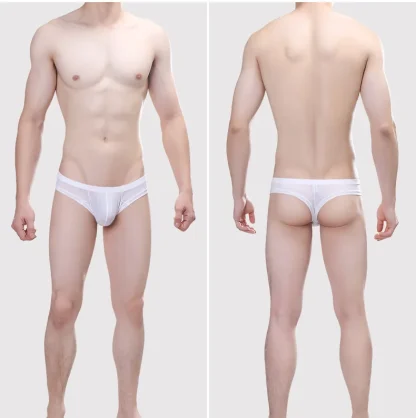 Low-rise Bulge Pouch Casual Thong - Image 9